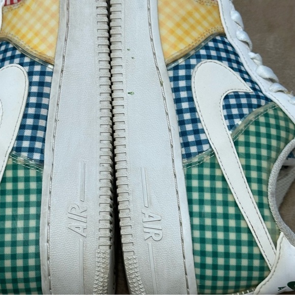 Nike Air Force 1 Low SQ Primary Gingham BV4891-100 Size 8 - Picture 15 of 16